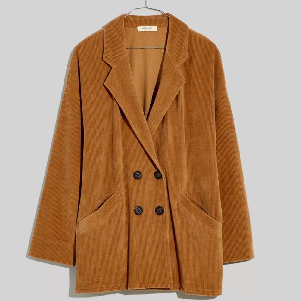 Madewell Knit Corduroy Redford Blazer - NWT